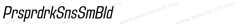 Prosper (Adirek Sans SemiBold)   13字体转换